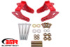 BMR CAB740R - 79-04 Ford Mustang Control Arm Relocation Bracket - Red