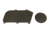 BMR FP005H - 64-72 A-Body Heater Delete Panel Aluminum (Non-A/C Vehicles Only) - Black Hammertone