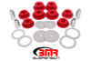 BMR SCB111 - 08-18 Dodge Challenger Rear Cradle Bushing Kit Polyurethane - Red