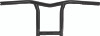 Burly Brand B12-6031B - The Sid Bar 10in - Black