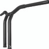 Burly Brand B12-6053B - Dominator Raked Bar 14in - Gloss Black