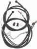 Burly Brand B30-1281 - Control Kit 15in Bagger Bar - Black