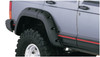 Bushwacker 10911-07 - 84-01 Jeep Cherokee Cutout Style Flares 4pc Fits 4-Door Sport Utility Only - Black