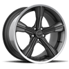 Carroll Shelby Wheels CS11-295530-G - CS11 - 20 x 9.5 in. - 40mm Offset - Gunmetal