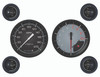 Classic Instruments AX51GBLF - Auto Cross Gray 6 Gauge Set