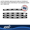 Coast To Coast CCIGI168BLK - Four Piece Set, Gloss Black Finish, Utilizes Both Clips and Tape for Retention