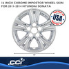 Coast To Coast IWCIMP363X - Wheel Cover 16 Inch 5 Split Spoke Chrome Set Of 4