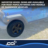 Coast To Coast IWCIMP340BLK - Wheel Cover 17 Inch 5 Spoke Gloss Black Set Of 4