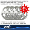 Coast To Coast IWCIMP375X - Wheel Cover 16 Inch 5 Spoke Chrome Set Of 4
