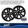 Coast To Coast IWCIMP453BLK - Set Of 4