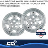 Coast To Coast IWCIMP78X - Wheel Cover 16 Inch 5 Indented Spoke Chrome Set Of 4