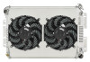 Cold Case Radiators CHC547ASK - 67-69 F Body LS Dual 12 Inch Fan Kit Manual Trans
