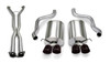 Corsa Performance 14169CB4BLK - 2.5 Inch Cat-Back Sport Dual Exhaust Black 3.5 Inch Tips 05-08 Corvette Manual/A4 Auto Trans 6.0L/6.2L Stainless Steel  Performance