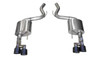 Corsa Performance 21039BLK - Mustang Axle-Back Exhaust System 18-19 Ford Mustang GT 5.0L V8 Black Tips 3.0 Inch W/Twin 4.0 Inch Tips Sport Sound Level