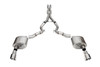 Corsa Performance 21270 - 24+ Ford Mustang GT Conv. Xtreme CatBack Ex. Sys. 3.0in Dual Rear Exit w/4.5in Pro Series Tip