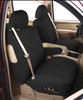 Covercraft SS2511PCCH - 16-24 Chevrolet Express Polycotton SeatSaver Custom Front Row Seat Covers - Charcoal