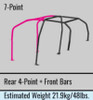 Cusco 560 265 L - Chro-moly Roll Cage Through Dash 7 Point CP9A (S/O / No Cancel)