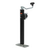 CURT 28323 - Pipe-Mount Swivel Jack with Top Handle (2,000 lbs, 15" Travel, Packaged)