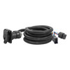 CURT 56001 - 10' Custom Wiring Extension Harness (Adds 7-Way RV Blade to Truck Bed)