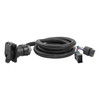 CURT 56071 - 7' Custom Wiring Extension Harness (Adds 7-Way RV Blade to Truck Bed)