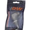 Deatschwerks 6-02-0713 - 8AN Male Flare To 5/16in. Male Barb Bulkhead Adapter 90-Degree (Incl. Nut)