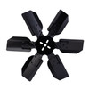 Derale 17418 - 18" Reverse Rotation Rigid Race Fan, Steel Blade