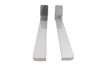 DEE ZEE DZ2053 - Deezee 15-23 Ford F150/Super Duty Running Board Cab Section Brite-Tread Aluminum