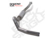 Diamond Eye K4110S - Cat Back Exhaust System For 01-05 Silverado/Sierra 2500/3500 6.6L 4 inch Single Pass With Muffler Stainless