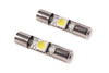Diode Dynamics DD0042P - 28mm SMF1 LED Bulb Red Pair
