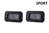 Diode Dynamics DD6427P - Stage Series 2 Inch LED Pod, Sport White Flood Flush ABL Pair