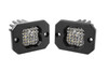Diode Dynamics DD6471P - Stage Series C1 LED Pod Sport White Flood Flush RBL Pair