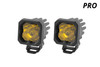 Diode Dynamics DD6468P - Stage Series C1 LED Pod Pro Yellow Spot Standard ABL Pair