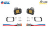 Diode Dynamics DD6473P - Stage Series C1 LED Pod Sport Yellow Flood Flush ABL Pair