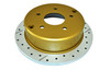 DBA DBA041X - 04 Pontiac GTO Rear Drilled & Slotted Street Series Rotor