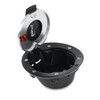 Drake Muscle MO-210001 - 2008-13 Challenger Fuel Door Assembly (Black)