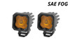 Diode Dynamics DD6848P - Stage Series C1 LED Pod Yellow SAE Fog Standard ABL Pair