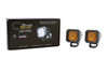 Diode Dynamics DD6848P - Stage Series C1 LED Pod Yellow SAE Fog Standard ABL Pair