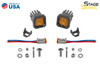 Diode Dynamics DD6848P - Stage Series C1 LED Pod Yellow SAE Fog Standard ABL Pair