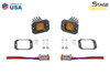Diode Dynamics DD6851P - Stage Series C1 LED Pod Yellow SAE Fog Flush ABL Pair
