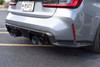 Dinan D980-0048 - Rear Side Splitters - 2021-2025 BMW M3