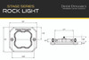 Diode Dynamics DD7463 - Stage Series Rock Light Flush Mount Adapter Kit (one)