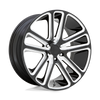 Dub S255240077+30 - S255 Flex 24X10 Gloss Black Milled