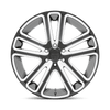 Dub S255240077+30 - S255 Flex 24X10 Gloss Black Milled