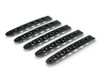 DV8 Offroad D-JP-190015-BK-5 - 2007-18 Jeep JK Black Door Handle Inserts 4 Door and Tailgate