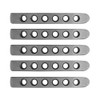DV8 Offroad D-JP-190059-AL-5 - 2007-18 Jeep JK Aluminum Door Handle Inserts Set of 5 Stick On