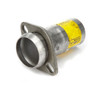Dynomax 41723 - Exhaust Connector - 2.5 in Ball Flange - 2.5 in Outlet - 6 in Long - Steel - Aluminized - Universal - Each
