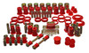 Energy Suspension 3.18112R - 66-72 Oldsmobile Cutlass/442/F-85/Europa Red Hyper-flex Master Bushing Set