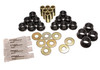Energy Suspension 5.3117G - Rear Control Arm Bushing Set - Black