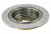 DBA DBA4657XS - 01-04 Outback 2.5L/3.0 H6 Rear Drilled & Slotted 4000 Series Rotor