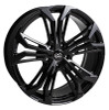 Enkei 510-775-6540BK - Vortex 5 Wheel 17x7.5 40mm Offset 5x114.3mm Bore - Black